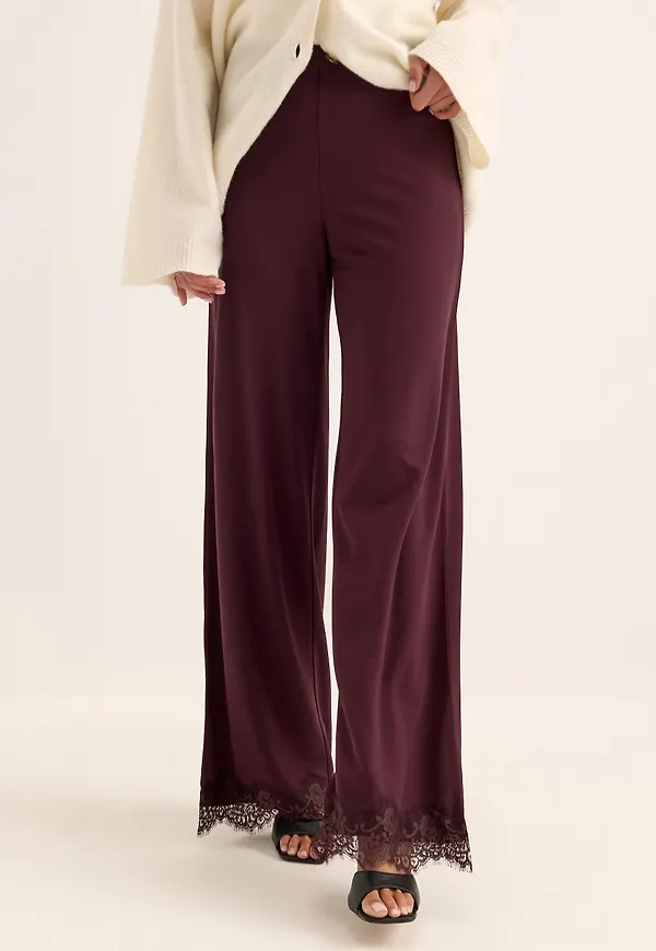Lace Detail Trousers