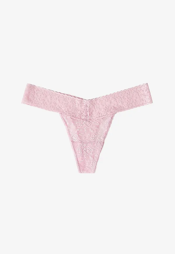 Lace Laboratory - Stringtrosor Lace Thong - Rosa