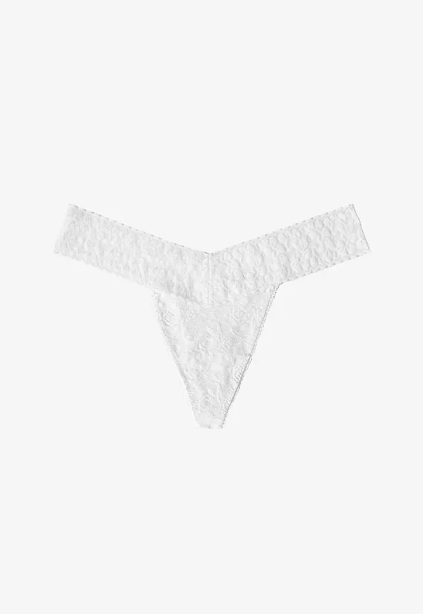 Lace Laboratory - Stringtrosor Lace Thong - Vit