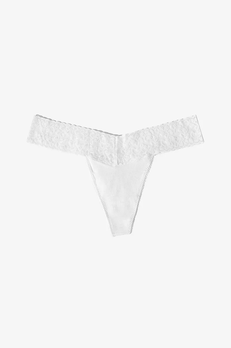 Lace Laboratory - Stringtrosor Modal Thong - Vit