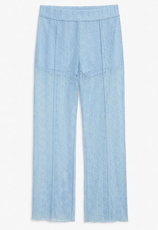 Lace trousers - Blue