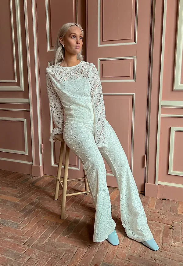 Lace trousers