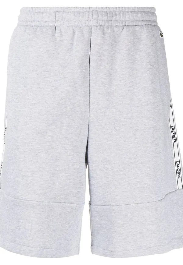 Lacoste knälånga mjukisshorts - Grå