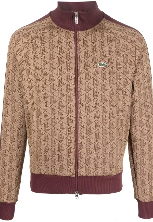 Lacoste kofta med monogram - Neutral