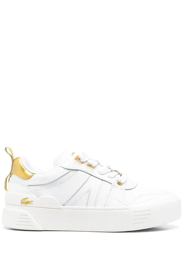 Lacoste L002 låga sneakers - Vit