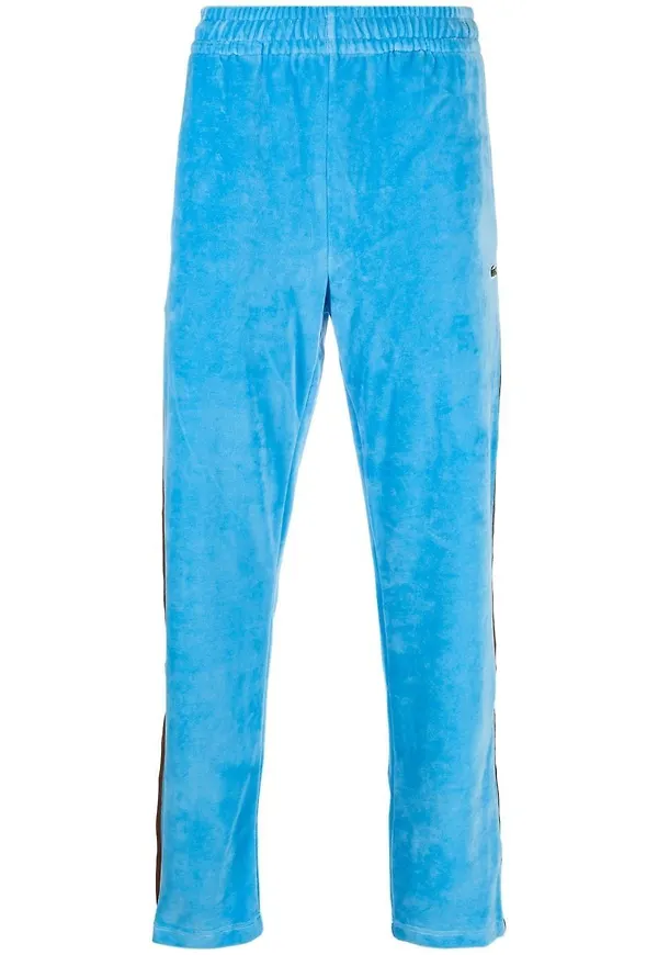 Lacoste sweatpants med sidorand - Blå
