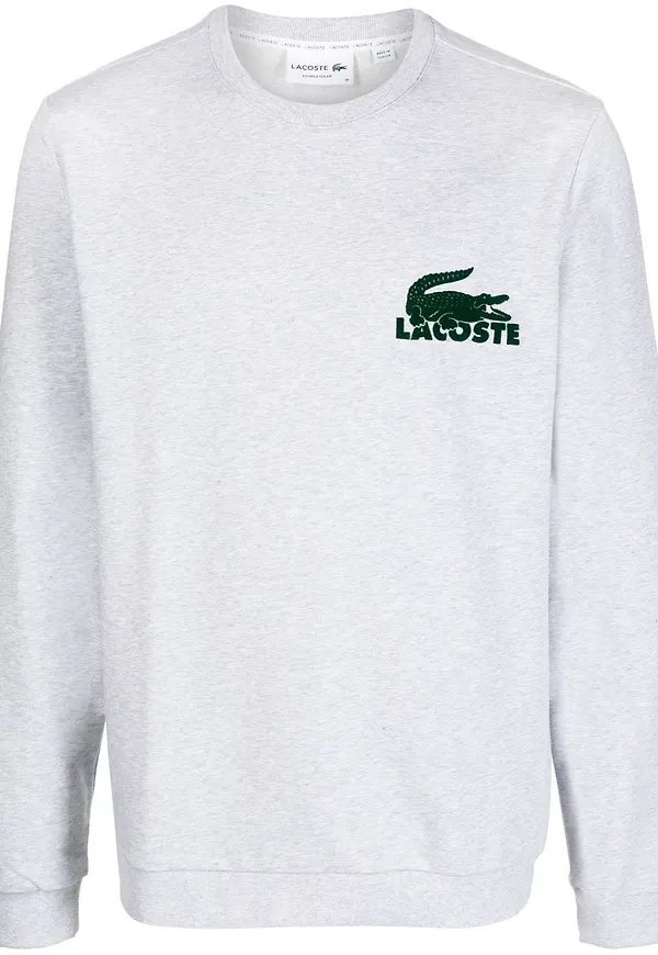Lacoste sweatshirt med logotyp - Grå