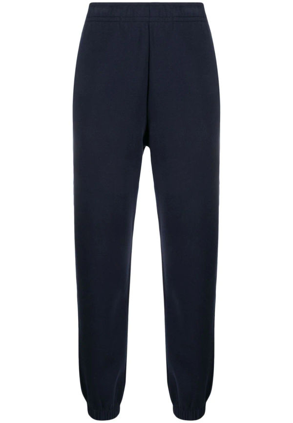 Lacoste trackpants med elastiska muddar - Blå