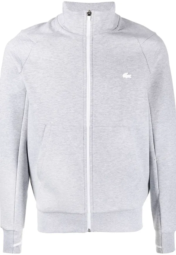 Lacoste tröja med dragkedja - Grå