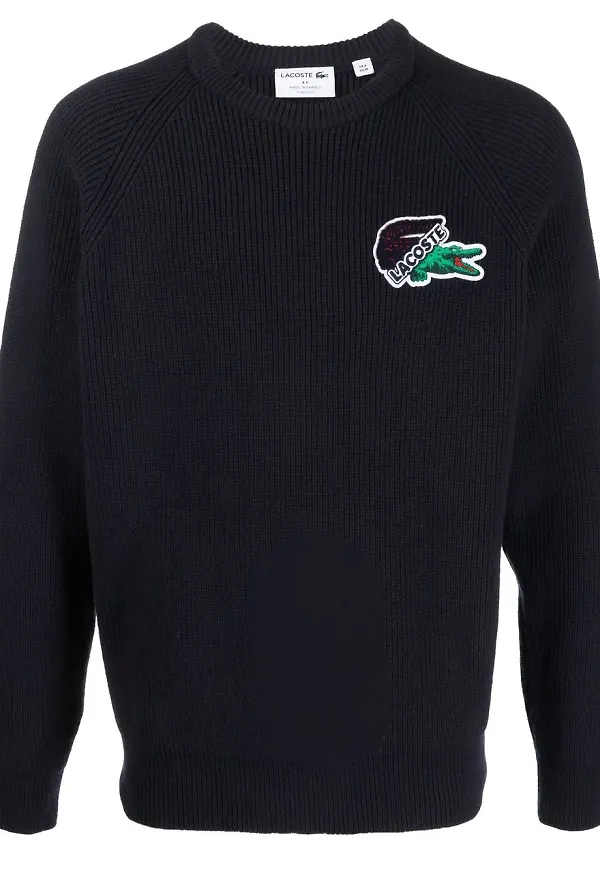 Lacoste tröja med krokodilmärke - Blå