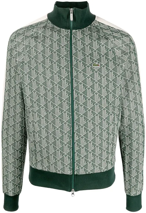 Lacoste tröja med monogram - Grön
