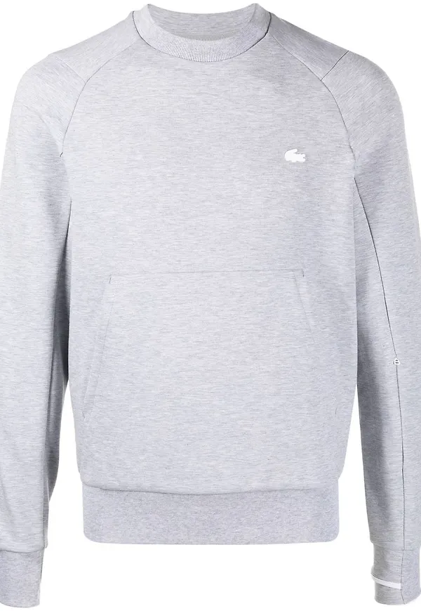 Lacoste tröja med rundad hals - Grå