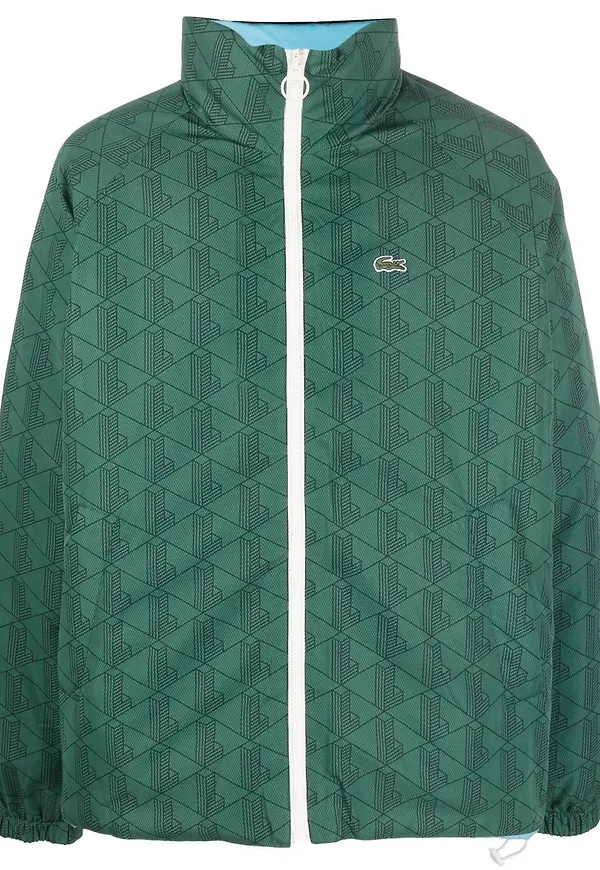 Lacoste vändbar vadderad jacka - Grön