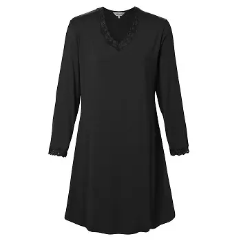 Lady Avenue Bamboo Nightdress With Long Sleeve Helsvart Bambu XX-Large Dam