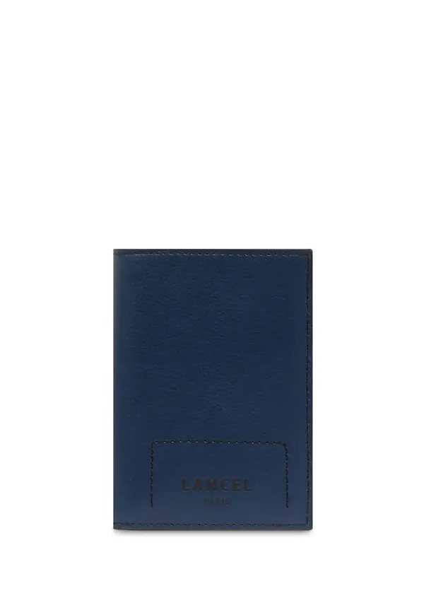 Lancel plånbok med präglad logotyp - Blå