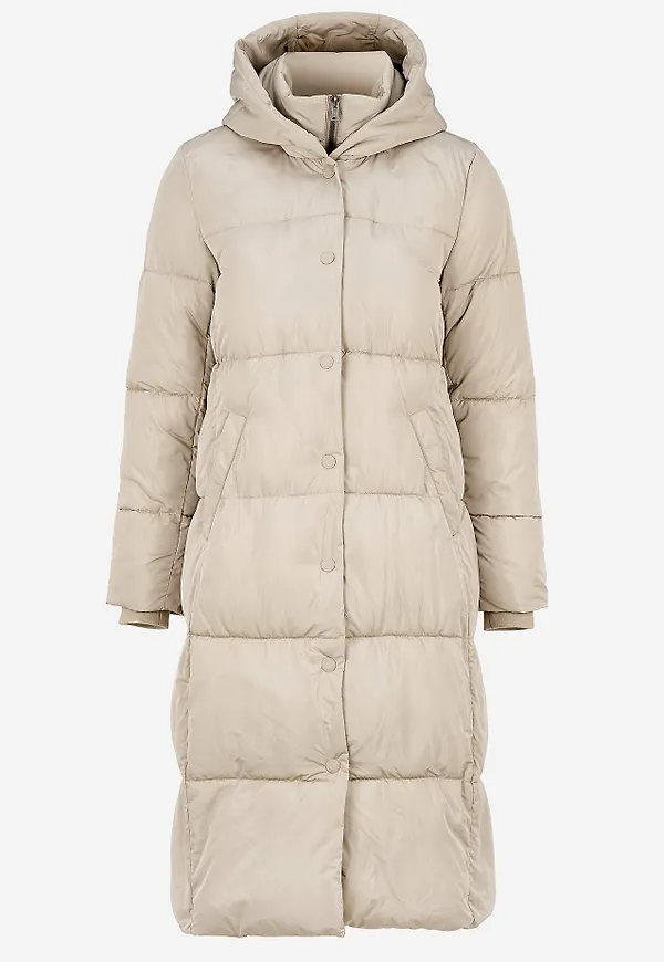 Lång vinterkappa