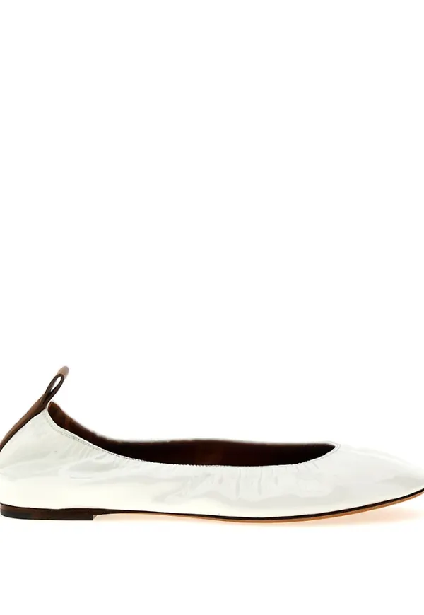 Lanvin, Skor, Dam, 40 EU, Glansiga Ballerinaskor