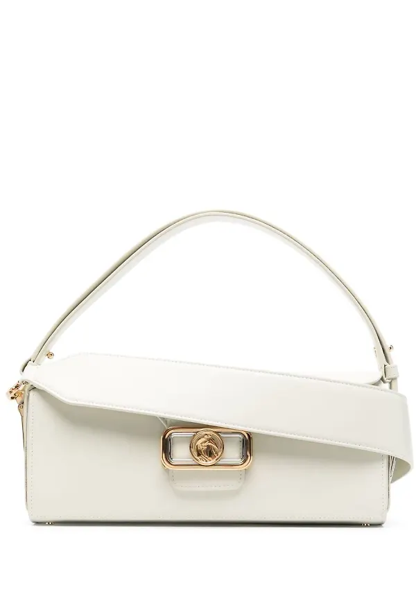 Lanvin asymmetrisk totebag i läder - Neutral