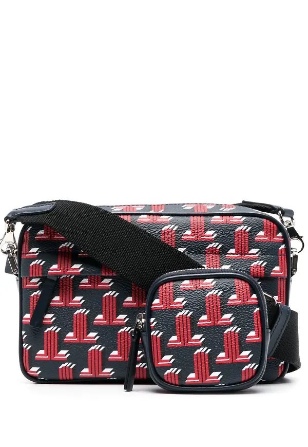 Lanvin axelremsväska med monogram - Blå
