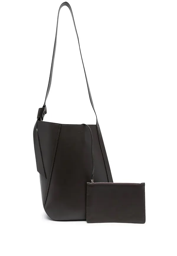 Lanvin axelväska i läder - Brun