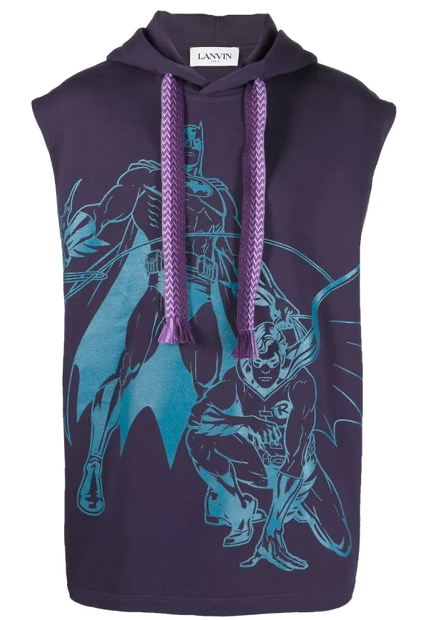Lanvin Batman hoodie - Lila