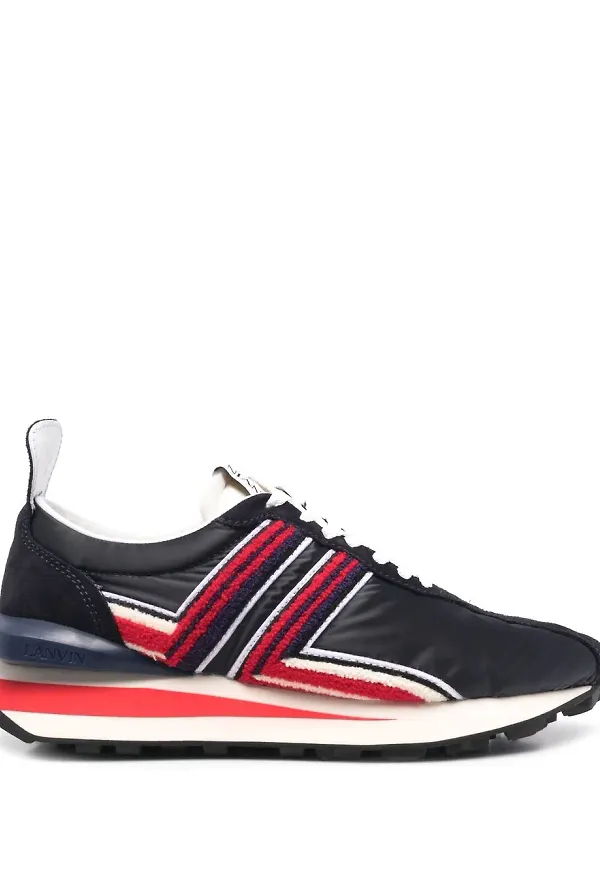 Lanvin Bumpr låga sneakers - Blå