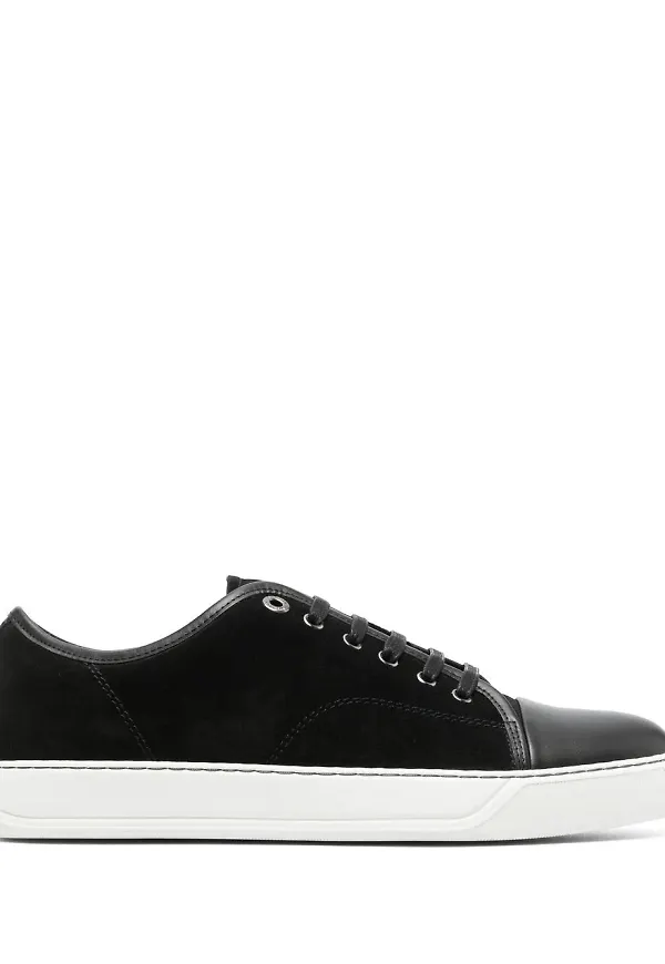 Lanvin Captoe låga sneakers - Svart