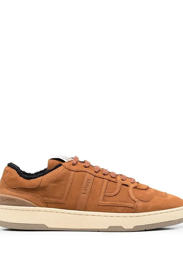 Lanvin Clay låga sneakers - Brun