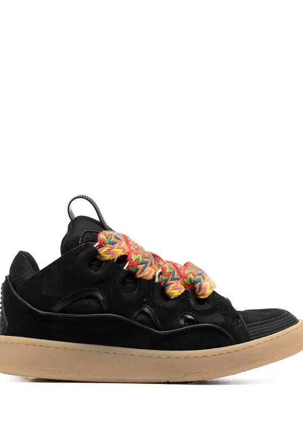 Lanvin Curb grova sneakers - Svart