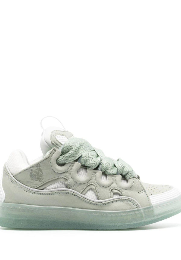 Lanvin Curb lädersneakers - Grön