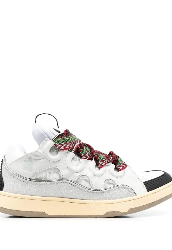 Lanvin Curb lädersneakers - Vit