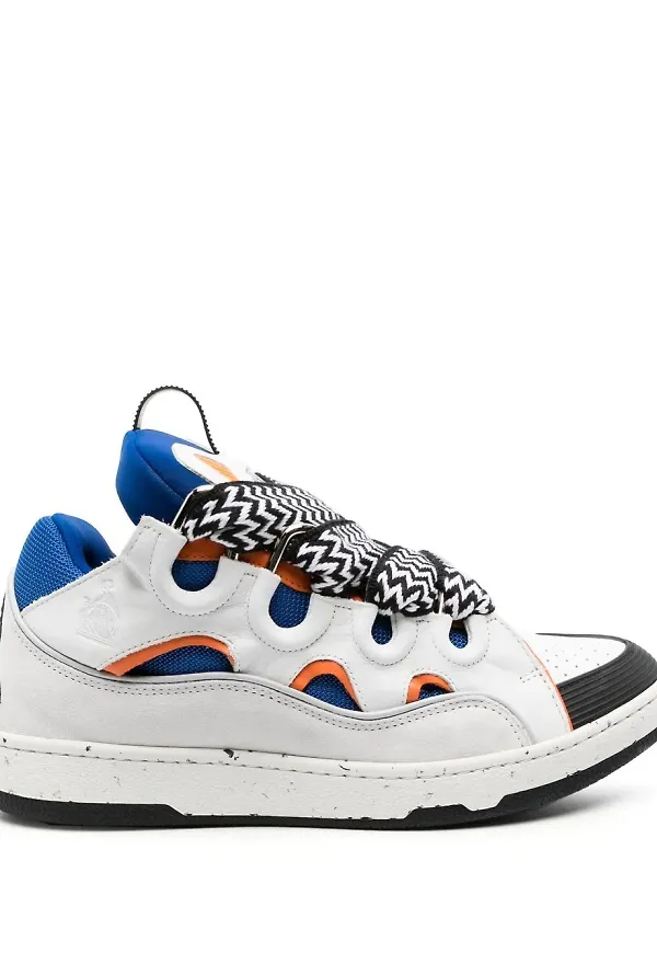 Lanvin Curb lädersneakers - Vit