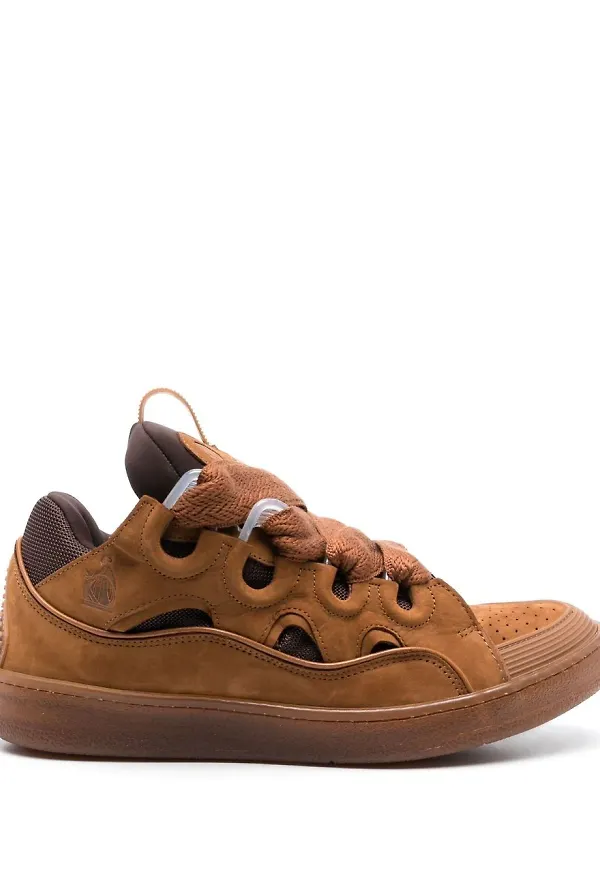 Lanvin Curb låga sneakers - Brun