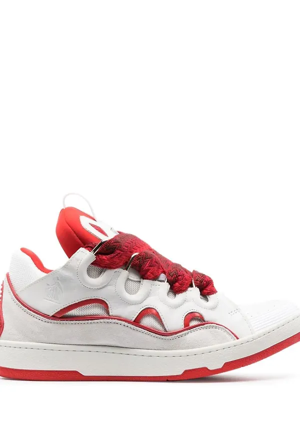 Lanvin Curb låga sneakers - Vit
