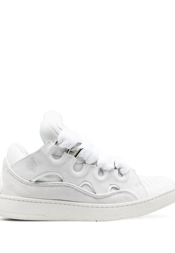 Lanvin Curb låga sneakers - Vit