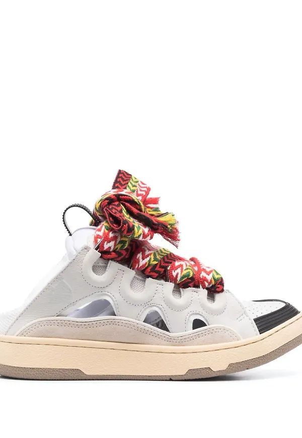 Lanvin Curb slip on-sneakers - Vit
