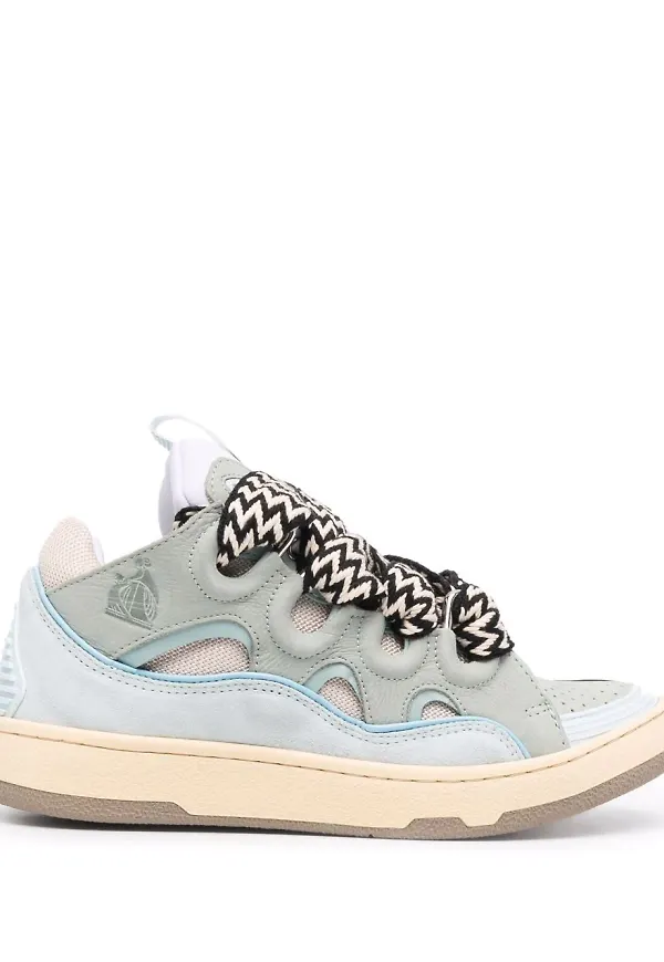 Lanvin Curb sneakers med snörning - Blå