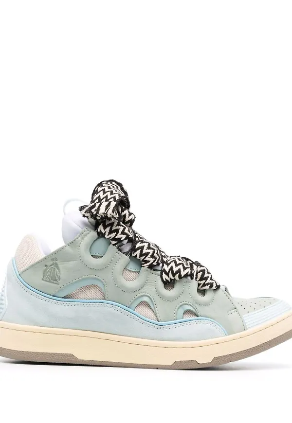 Lanvin Curb sneakers med snörning - Blå