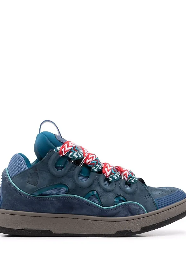 Lanvin Curb sneakers med snörning - Blå