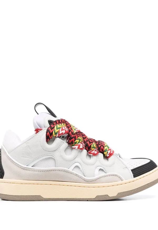 Lanvin Curb sneakers med snörning - Grå