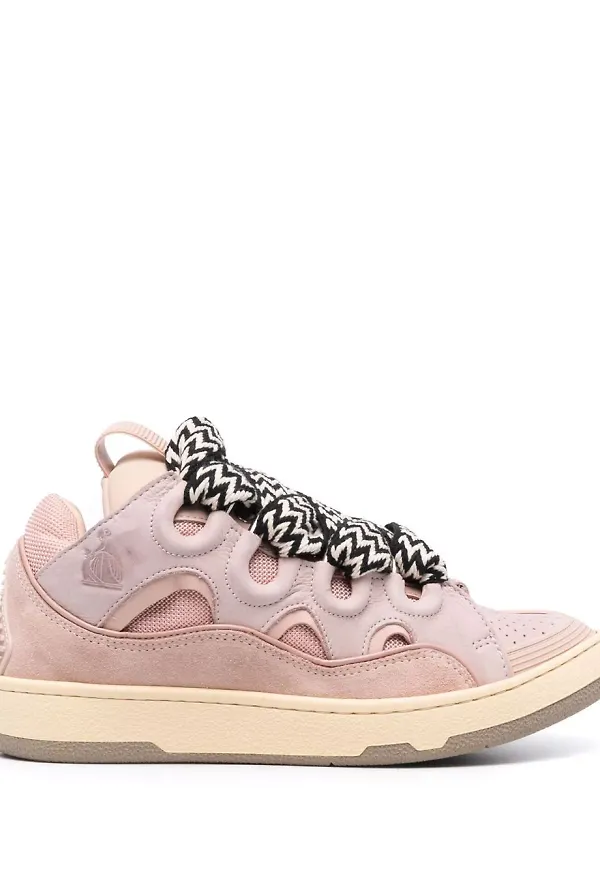 Lanvin Curb sneakers med snörning - Rosa