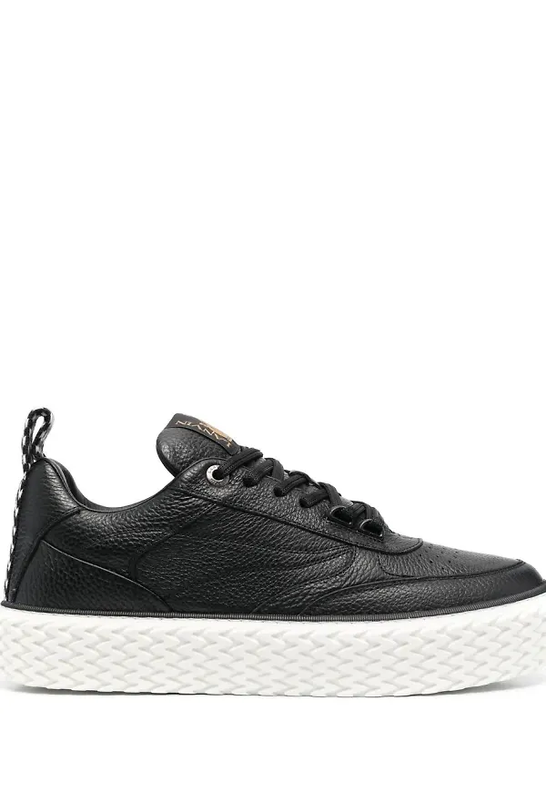 Lanvin Curbies leather sneakers - Svart