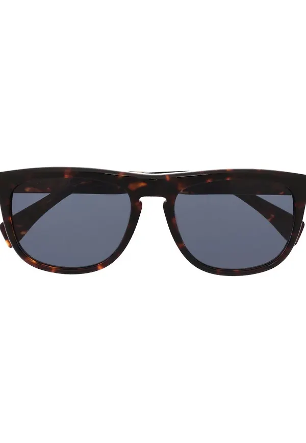 Lanvin D-frame sköldpaddsfärgade solglasögon - Brun