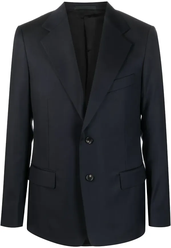 Lanvin enkelknäppt blazer med knäppning - Blå