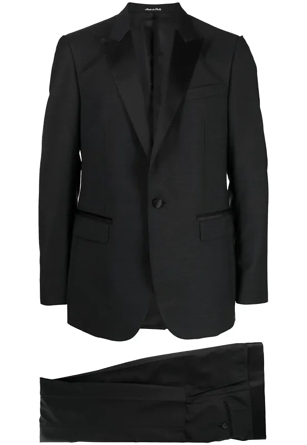 Lanvin enkelknäppt kostym - Svart