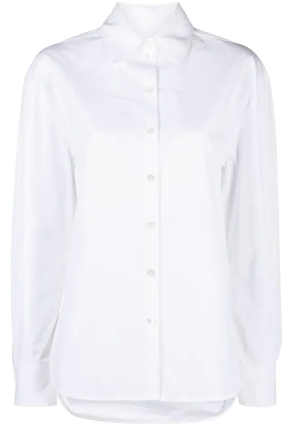 Lanvin finskjorta med klassisk passform - Vit