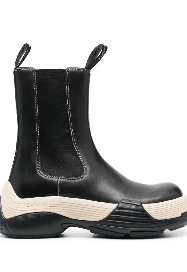 Lanvin Flash-X Chelsea-boots - Svart