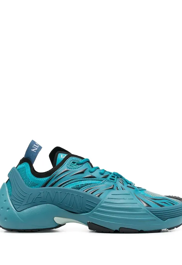 Lanvin Flesh-X låga sneakers - Blå