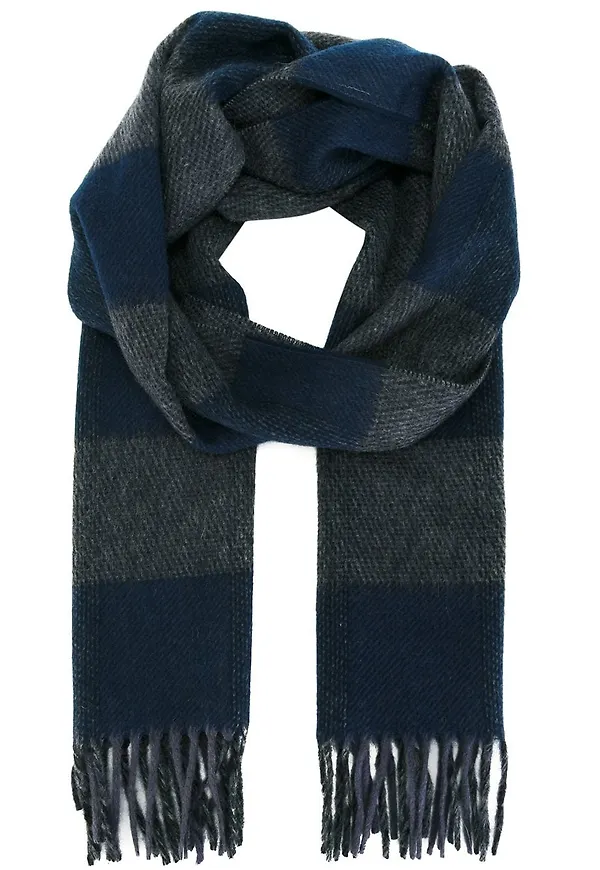 Lanvin fringed scarf - Blå
