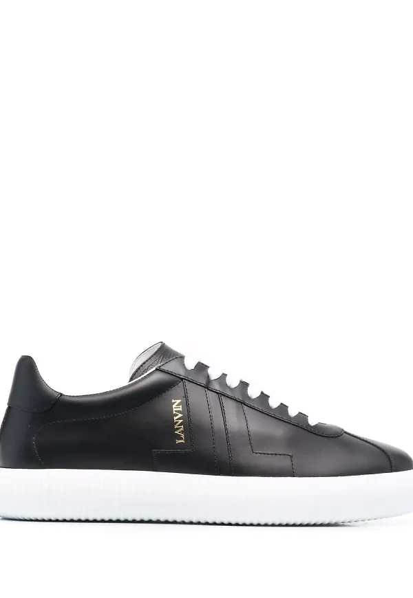 Lanvin Glen låga sneakers - Svart
